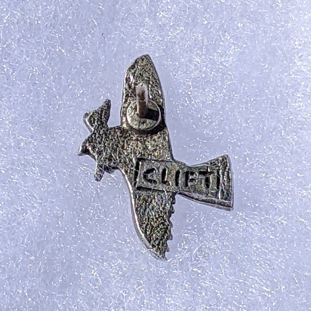 Clift Dove Pewter Lapel Pin - Picture 2 of 3